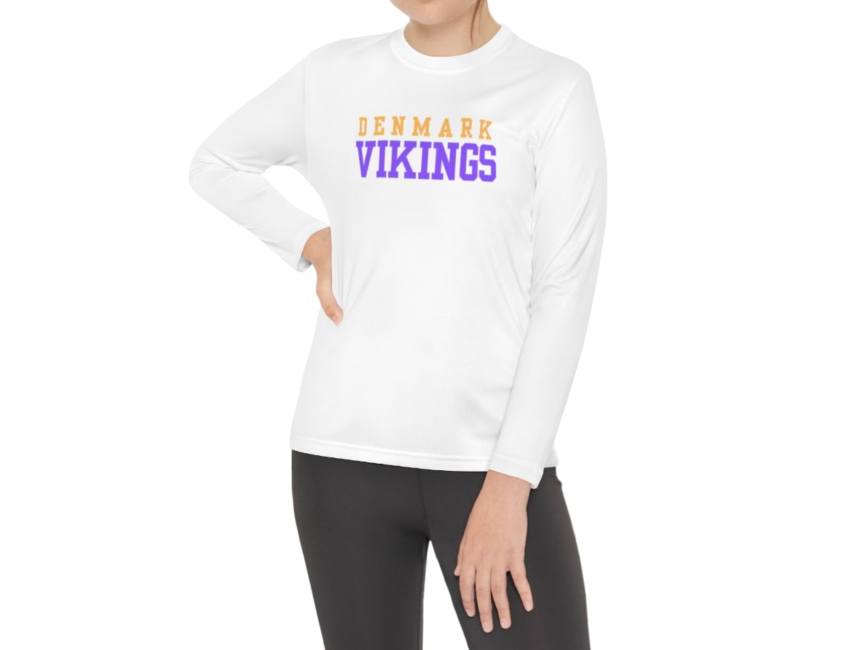 Denmark Vikings Youth Athletic Competitor Long Sleeve