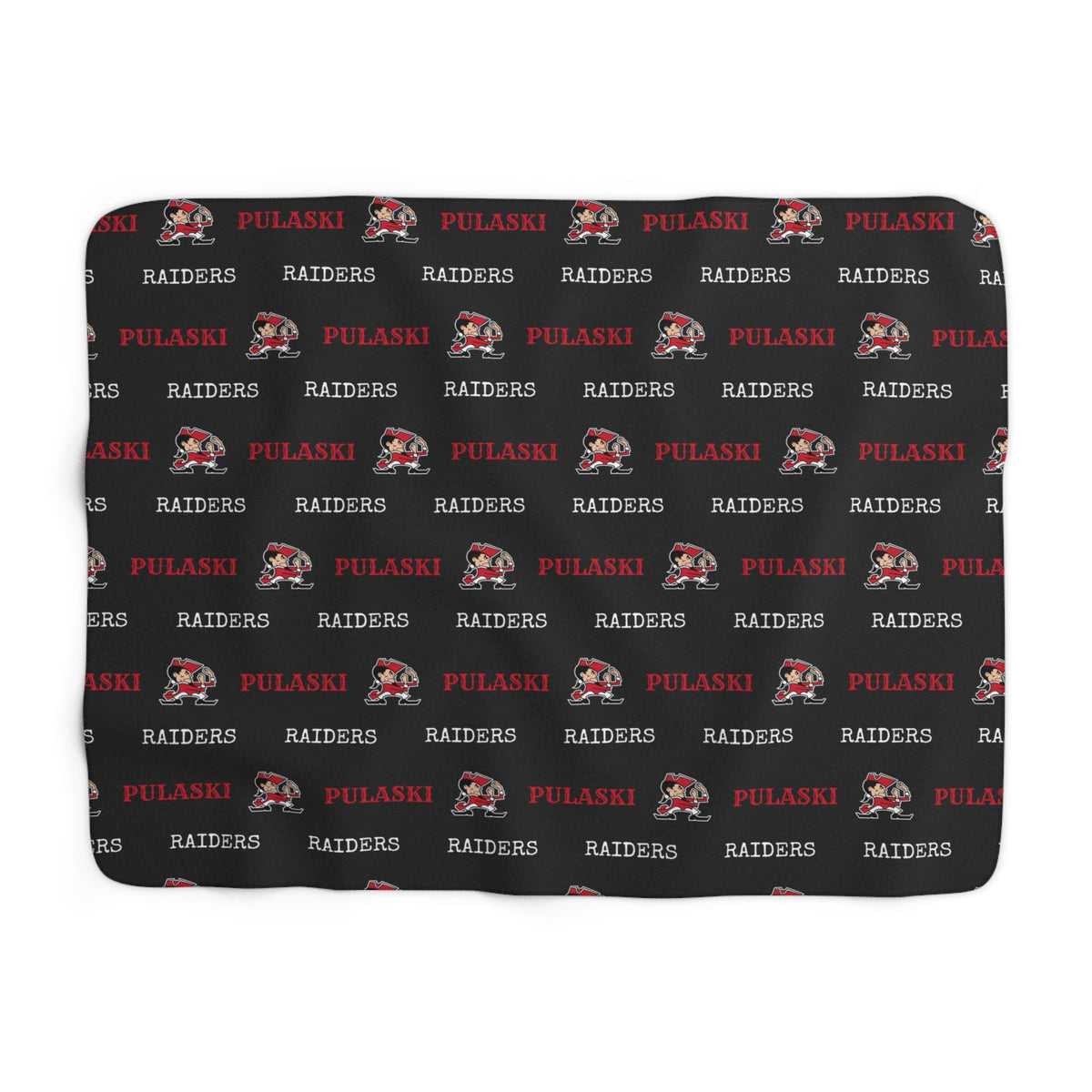 Pulaski Raiders Sherpa Blanket