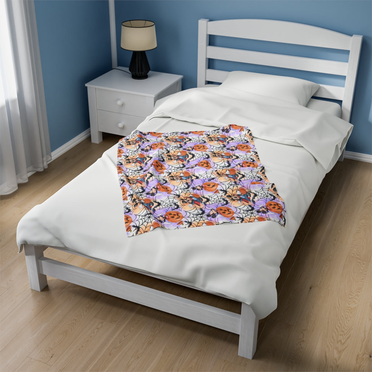 Vampire Mickey Velveteen Blanket