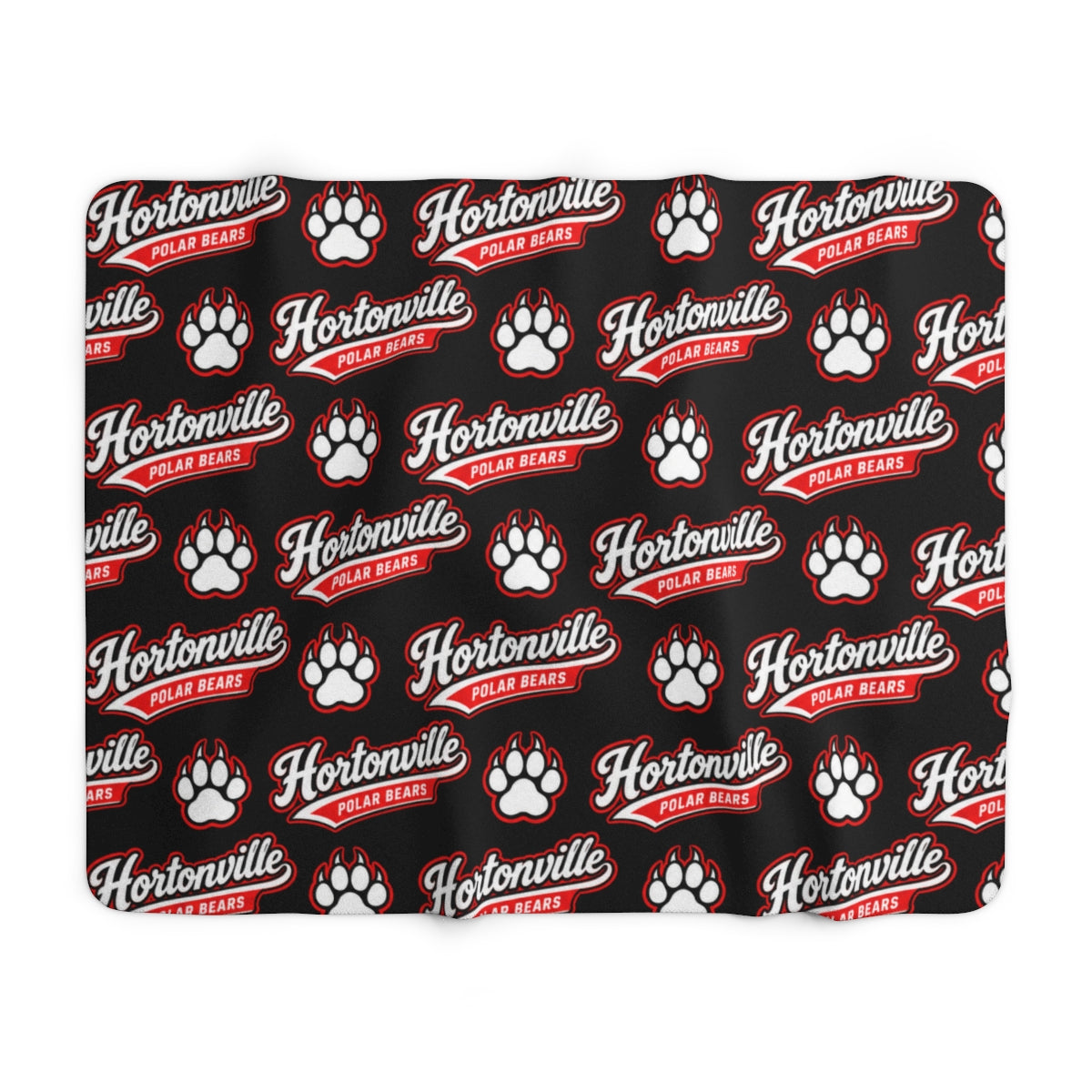 Hortonville Polar Bears Sherpa Blanket