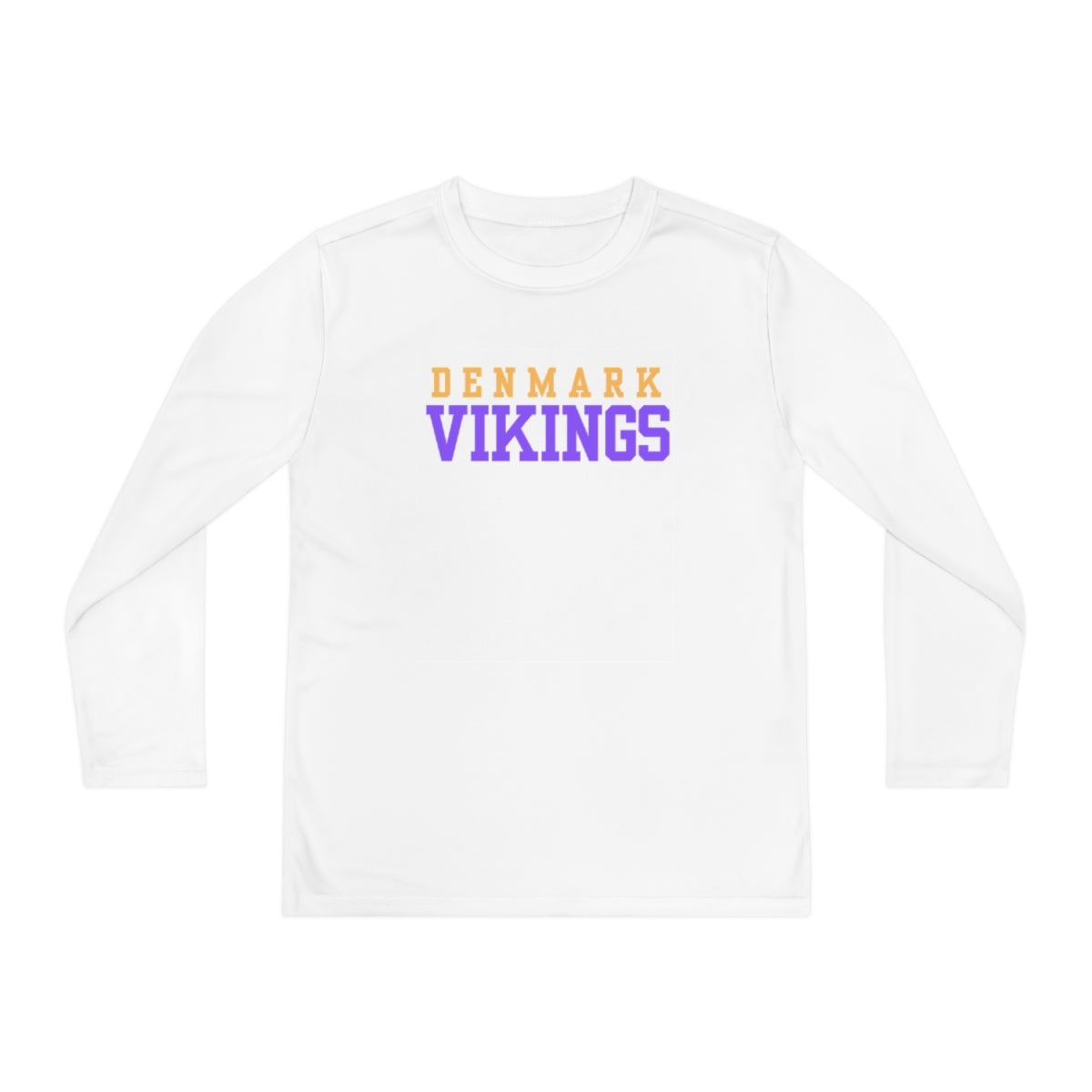 Denmark Vikings Youth Athletic Competitor Long Sleeve