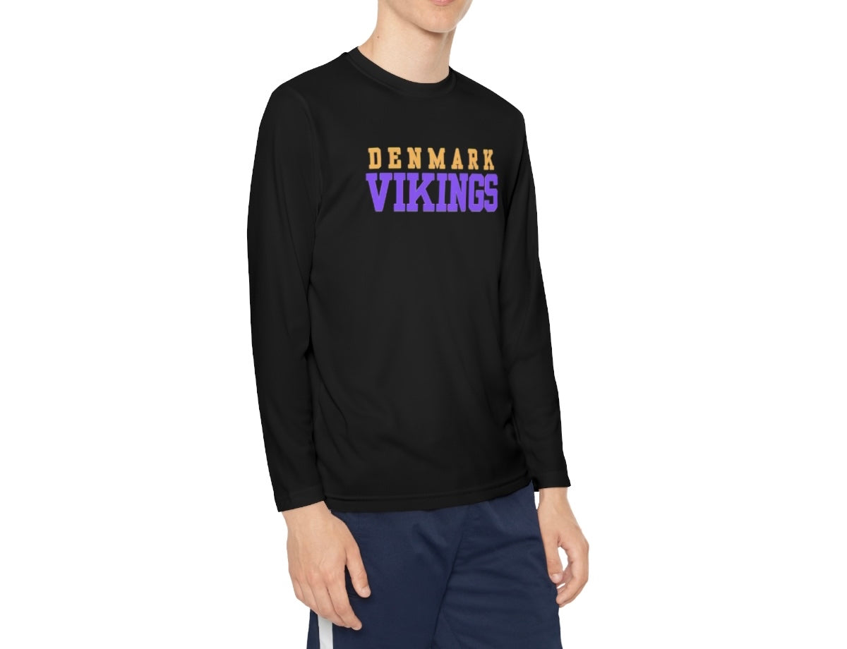 Denmark Vikings Youth Athletic Competitor Long Sleeve