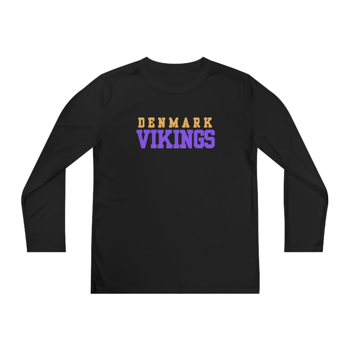Denmark Vikings Youth Athletic Competitor Long Sleeve