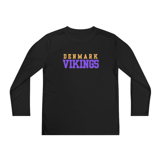 Denmark Vikings Youth Athletic Competitor Long Sleeve