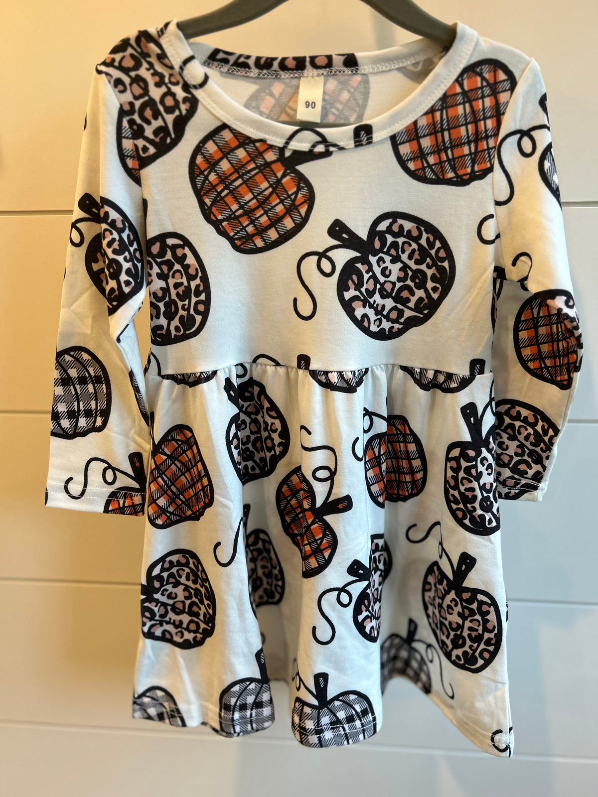 Let’s Go To The Patch Long Sleeve  Dress