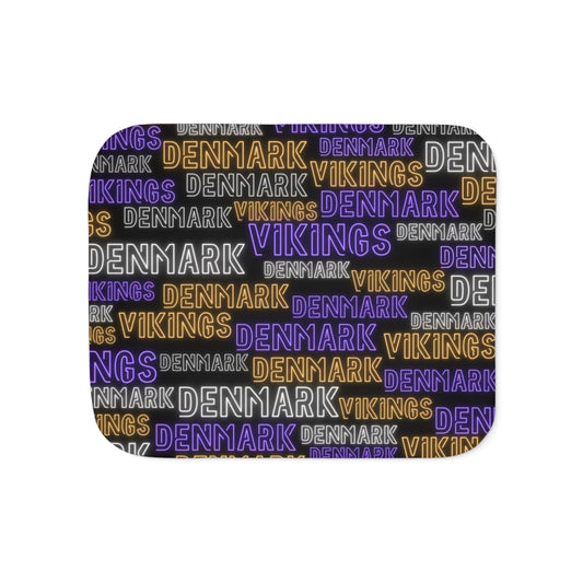 Denmark Neon Sherpa Blanket