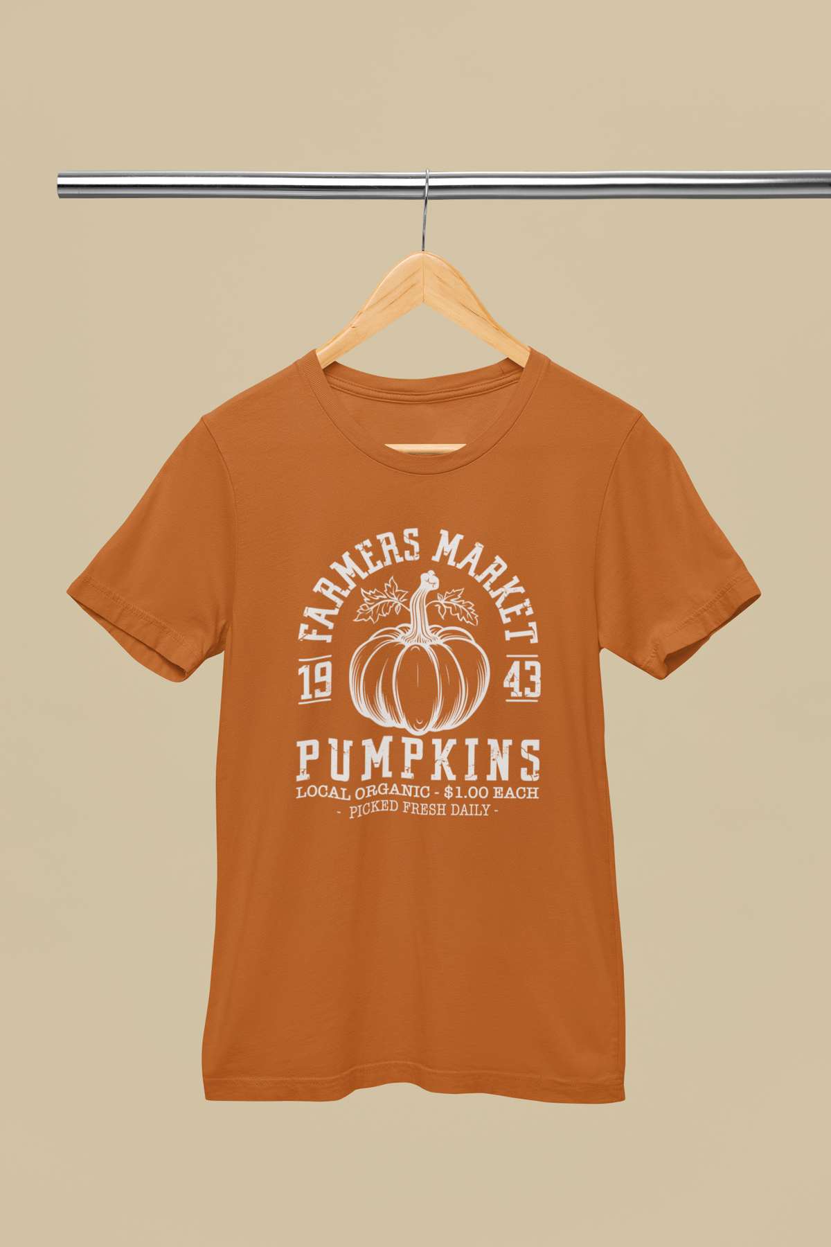 Farmers Market Pumpkins Short Sleeve Tee