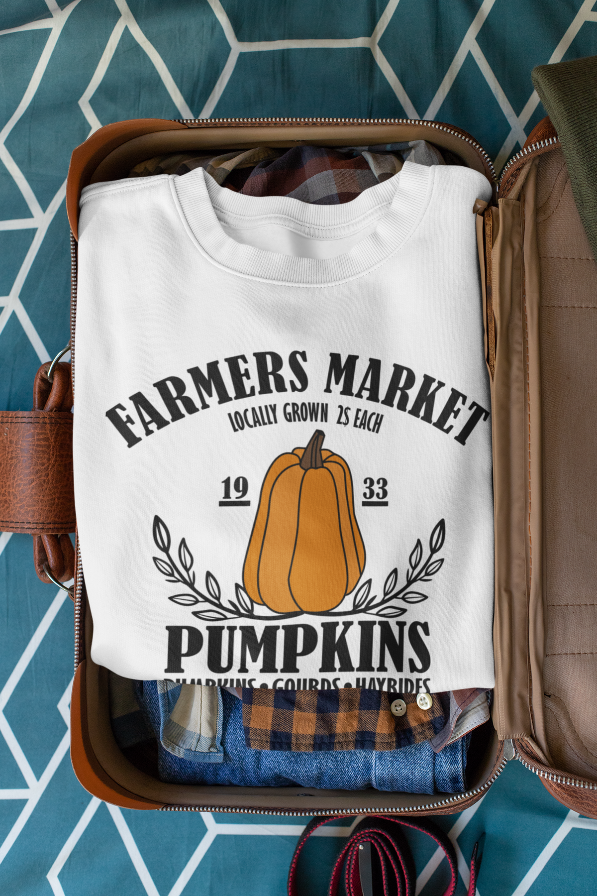 Farmers Market Crewneck Sweatshirt