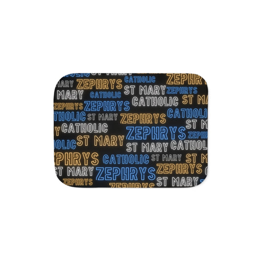 St Mary's Neon Sherpa Blanket