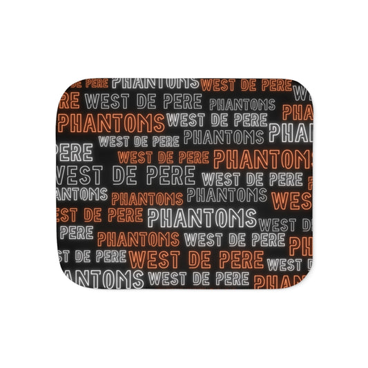West De Pere Neon Sherpa Blanket