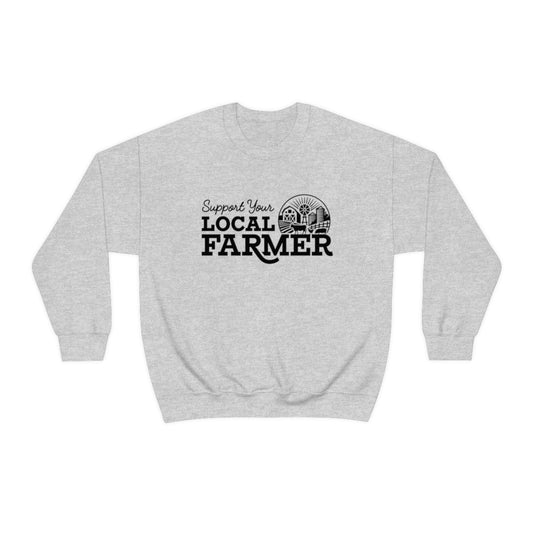 Support Your Local Farmer Crewneck