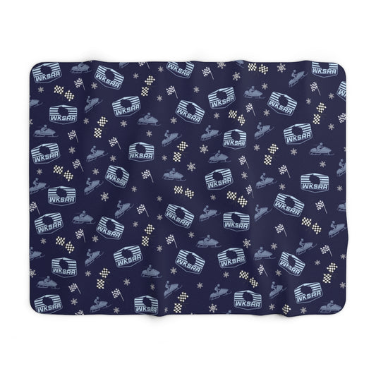 WKSRA Snowmobile Club Sherpa Blanket