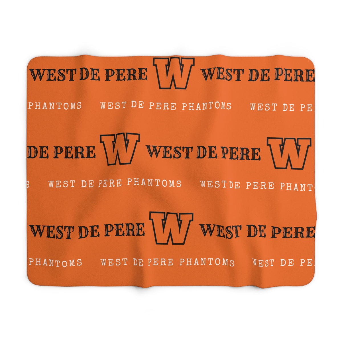 West De Pere Phantoms Sherpa Blanket