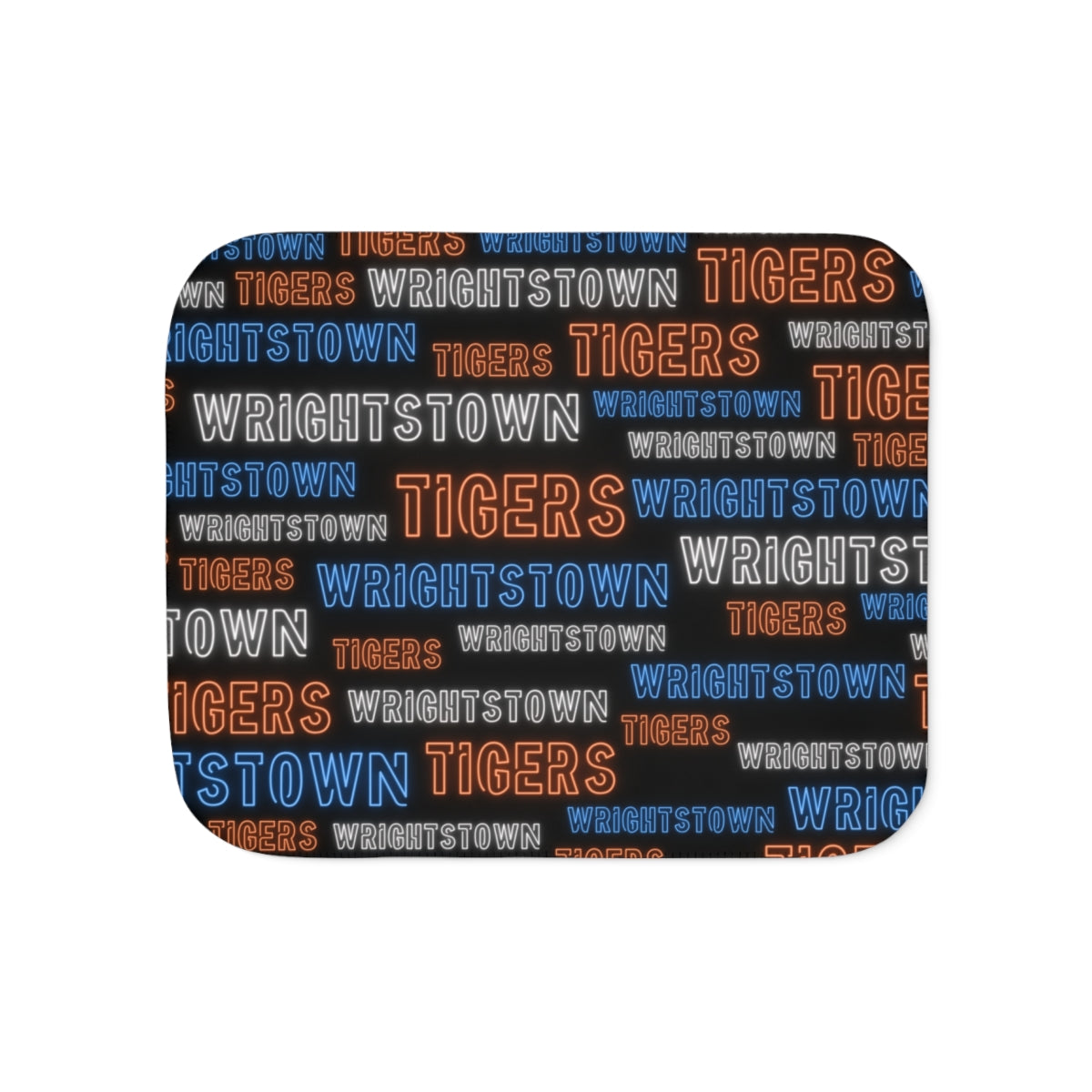 Wrightstown Neon Sherpa Blanket