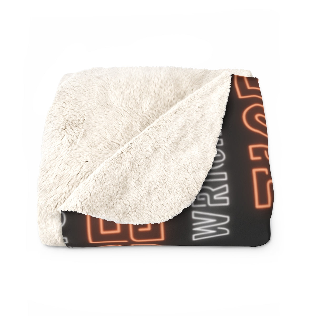 Wrightstown Neon Sherpa Blanket