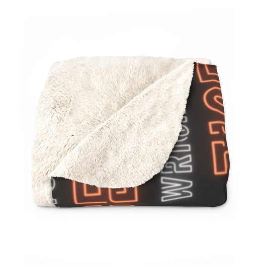 Wrightstown Neon Sherpa Blanket