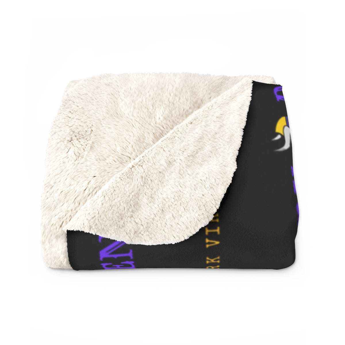 Denmark Black Sherpa Blanket