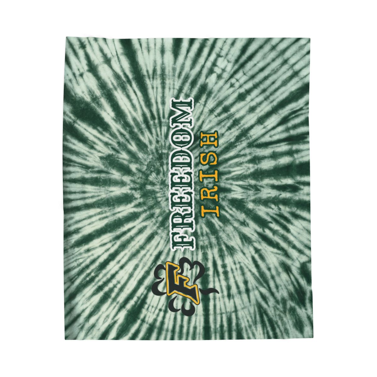Freedom Irish Tie Dye Blanket